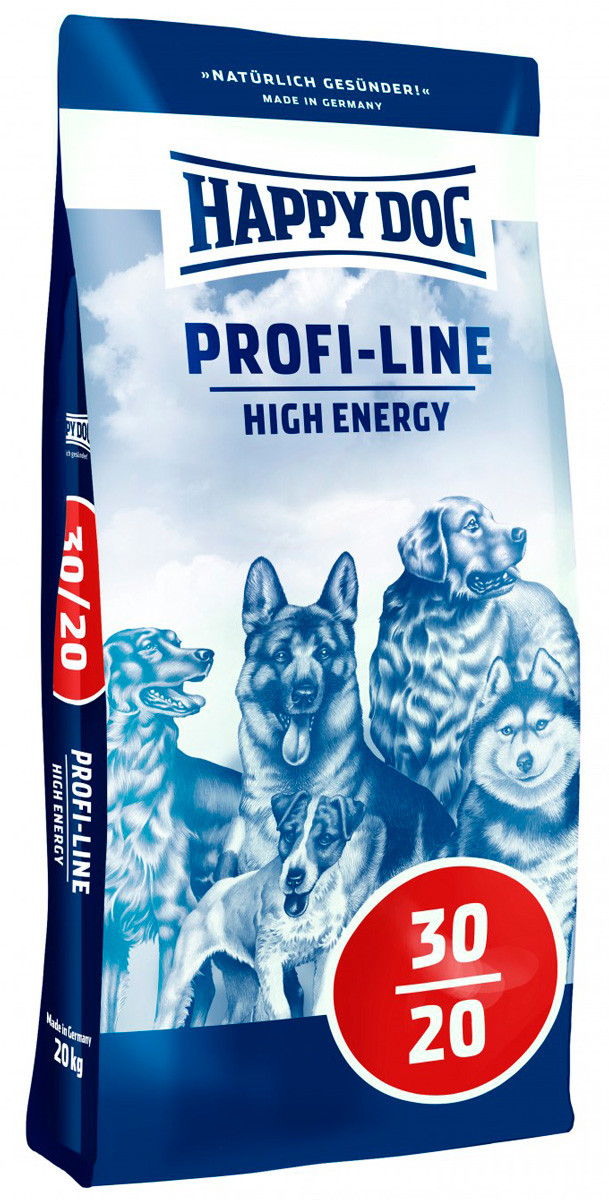 

Happy Dog Profi-line High Energy 30/20 для активных взрослых собак всех пород (20 кг)