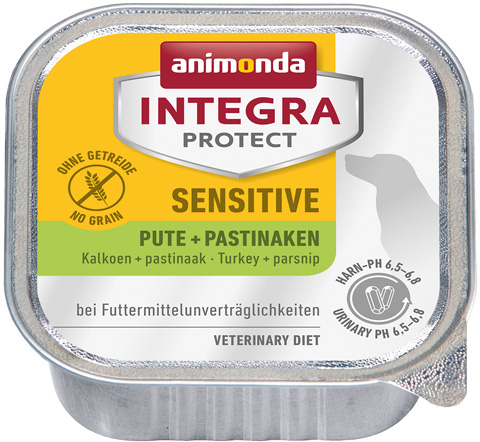 

Animonda Integra Protect Dog Sensitive для взрослых собак при пищевой аллергии с индейкой и пастернаком 150 гр (150 гр)