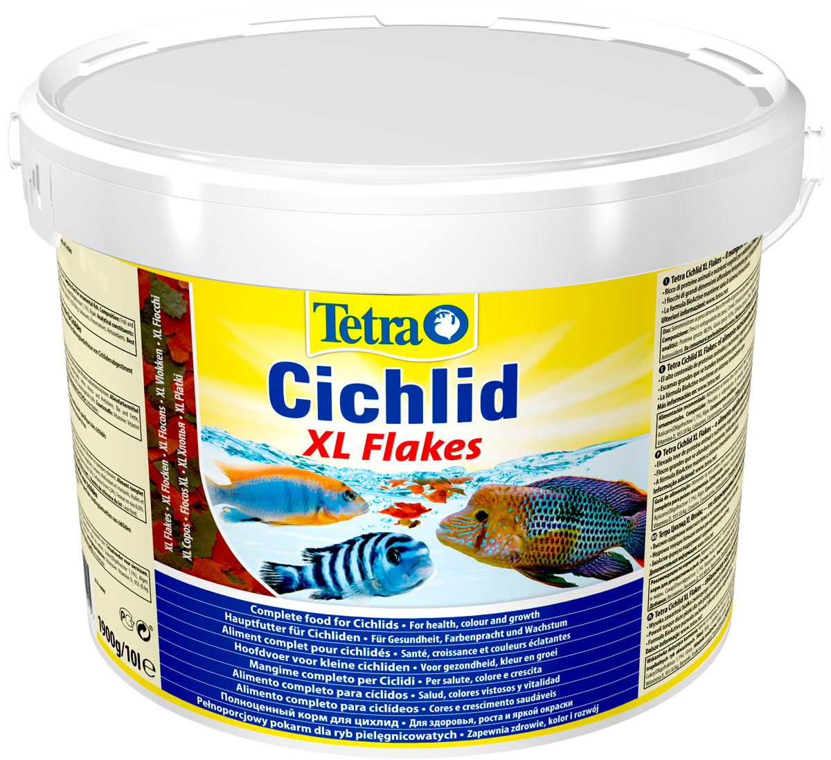 

Tetra Cichlid Xl Flakes корм хлопья для всех видов цихлид (10 л)