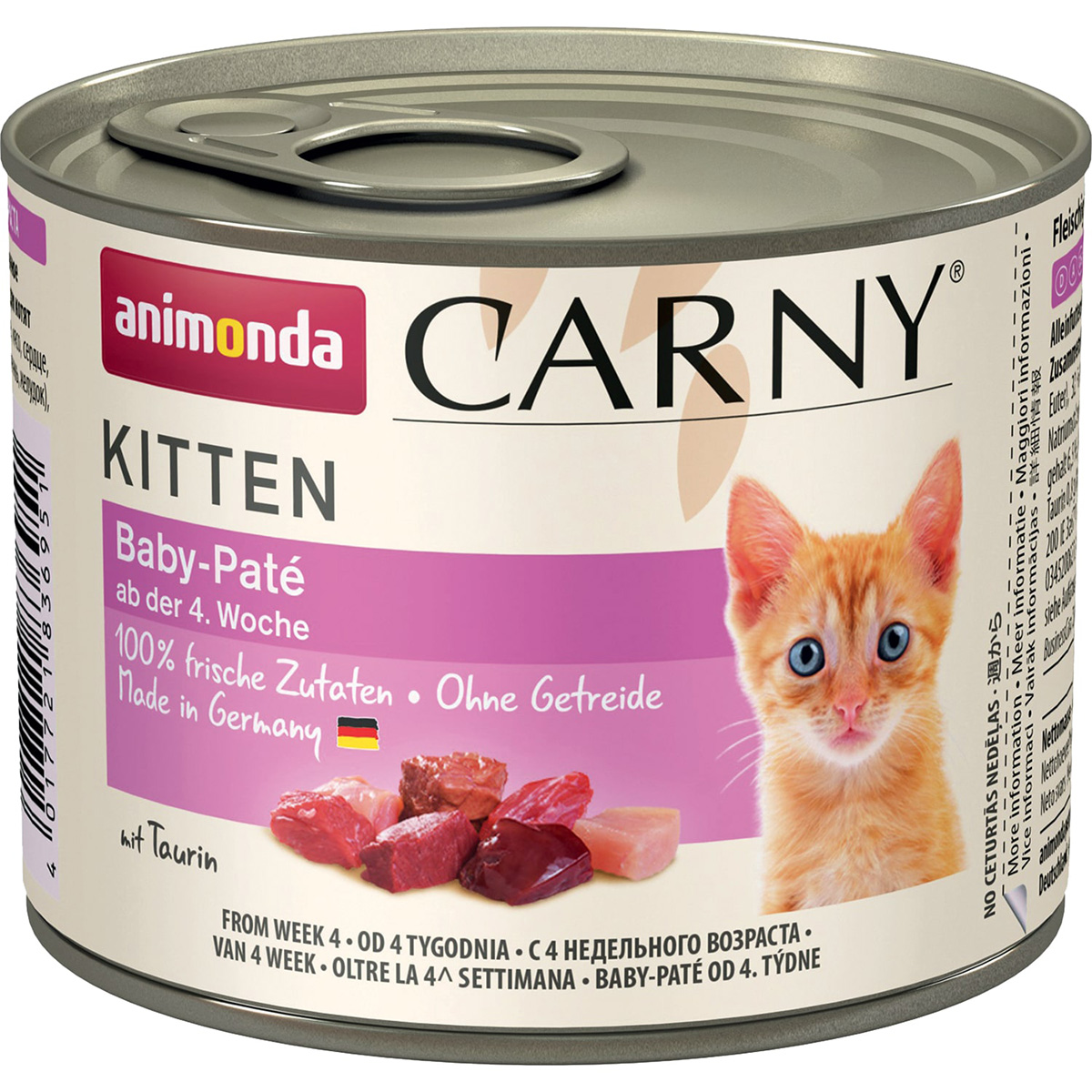 

Animonda Carny Kitten Baby-pate для котят паштет (200 гр х 6 шт)