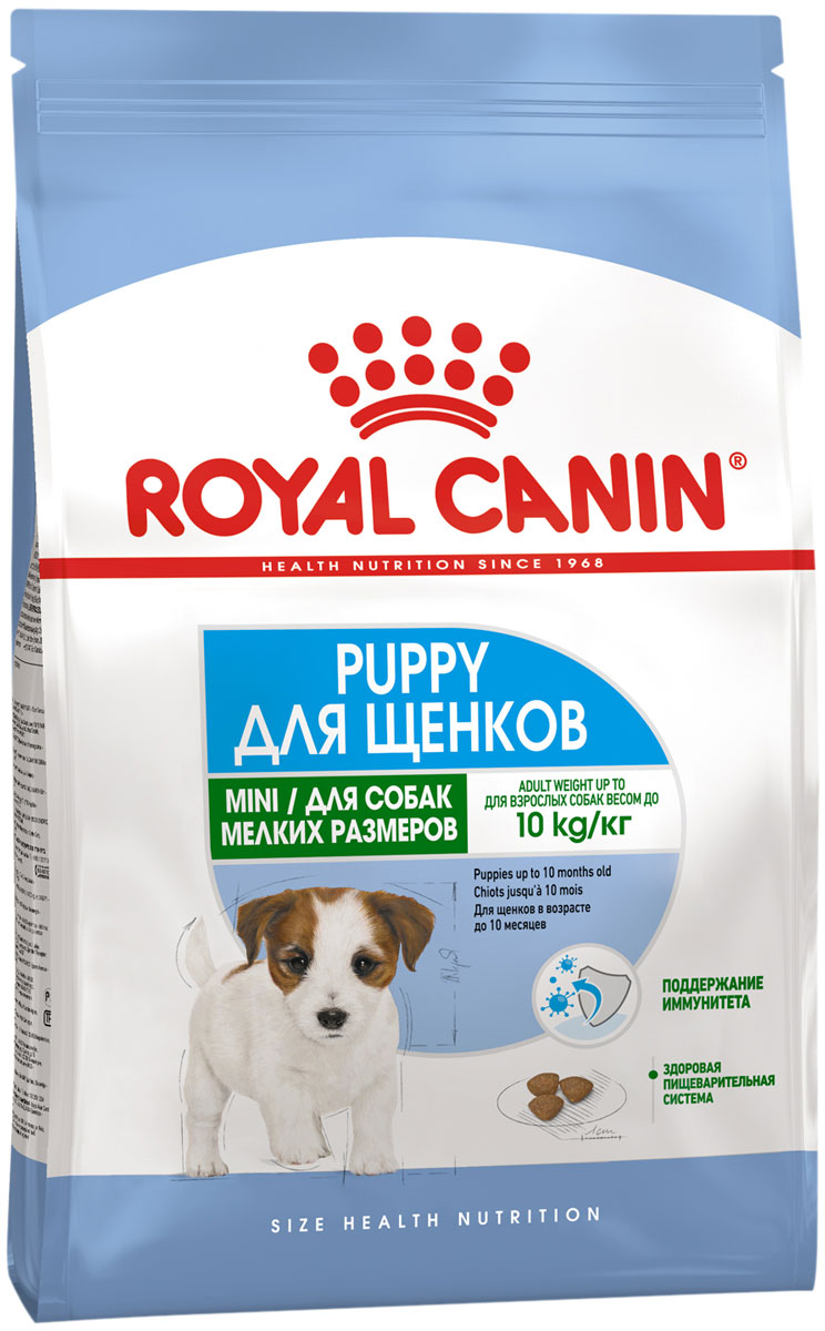 

Royal Canin Mini Puppy для щенков маленьких пород (0,5 кг + 0,3 кг)