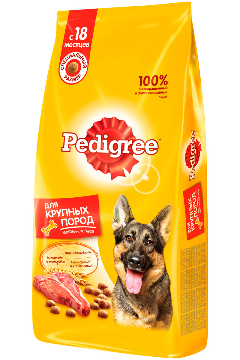 

Pedigree для взрослых собак крупных пород с говядиной (13 кг)