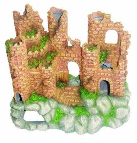 

Декор грот для аквариума Замок, 20 х 12,5 х 16 см, Barbus, Decor 008 (1 шт)