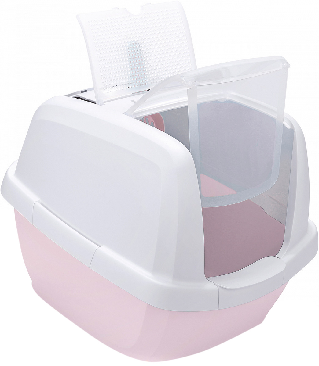 

Туалет для кошек закрытый Imac Maddy белый/розовый 62 х 49,5 х 47,5 см (1 шт)