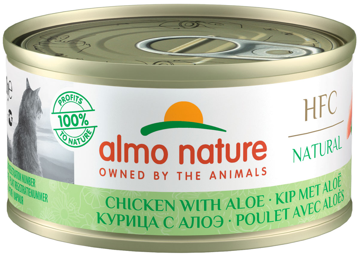 

Almo Nature Cat Light Hfc диетические для взрослых кошек с курицей и алоэ (70 гр х 24 шт)