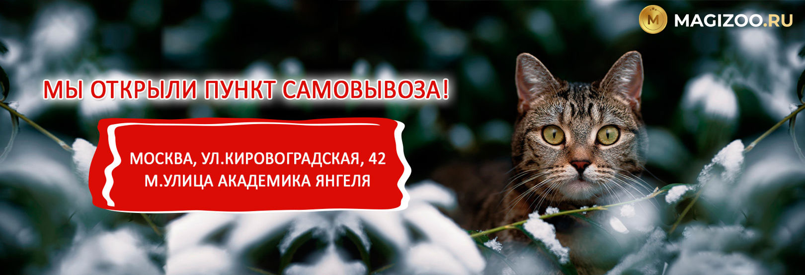 Открытие пунктов выдачи заказов интернет магазина MAGIZOO в г. Москва, , ул.Кировоградская, 42