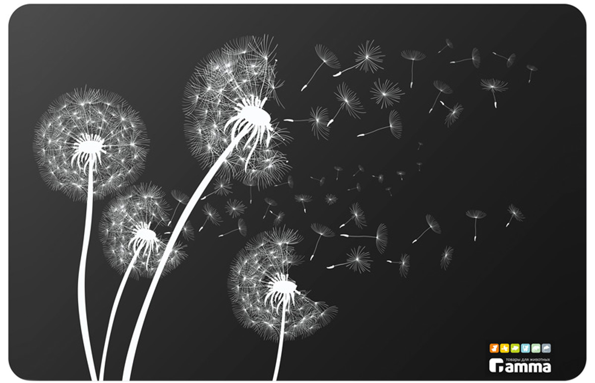 

Коврик под миску Gamma Одуванчик 43 х 28 см (1 шт)
