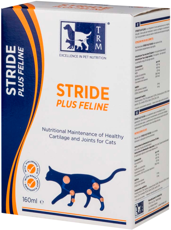 

Stride Plus Feline кормовая добавка раствор для кошек для лечения и профилактики заболеваний суставов 160 мл (1 шт)