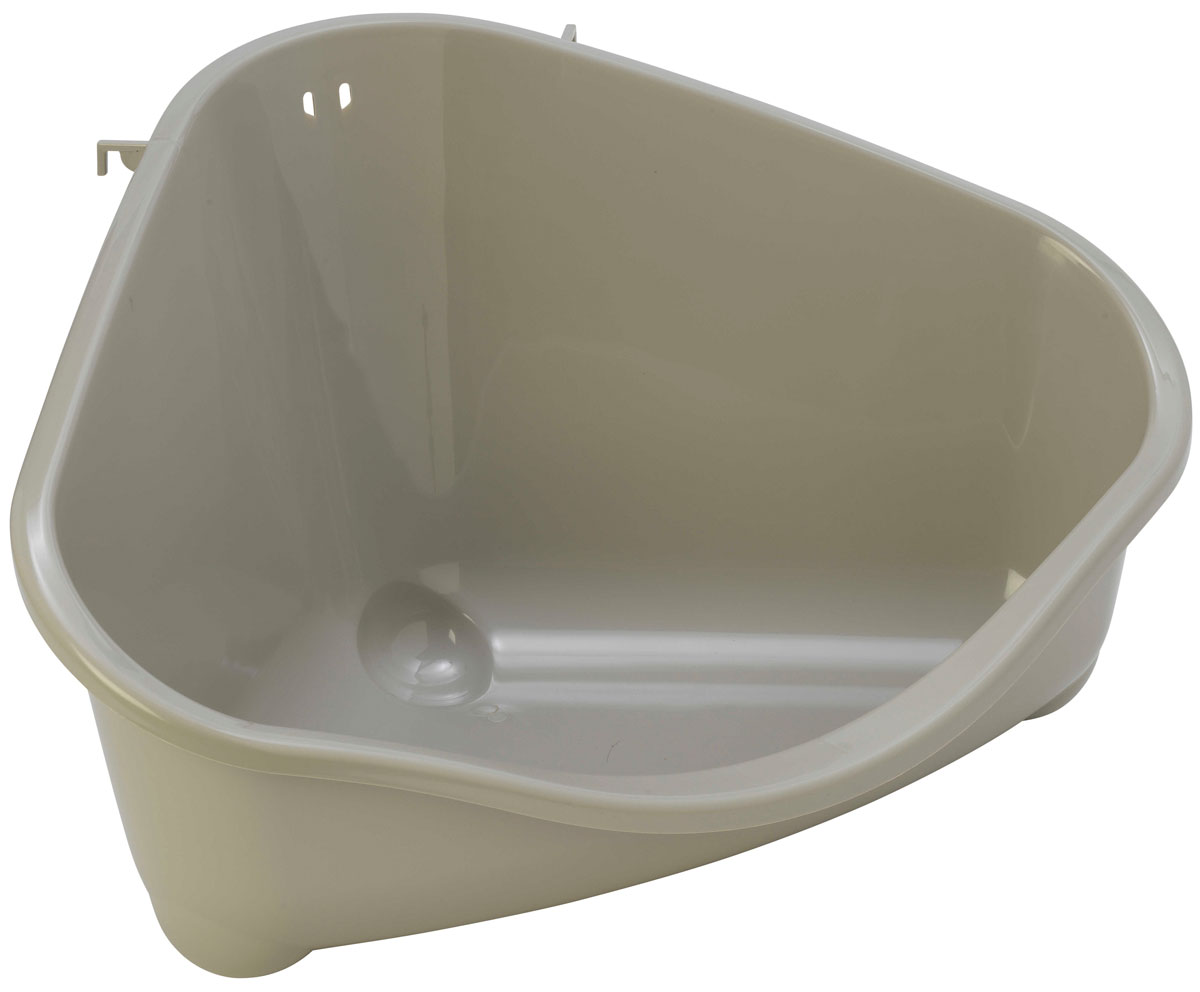 

Туалет угловой для грызунов Moderna светло-серый большой 49 х 33,5 х 26 см (1 шт)