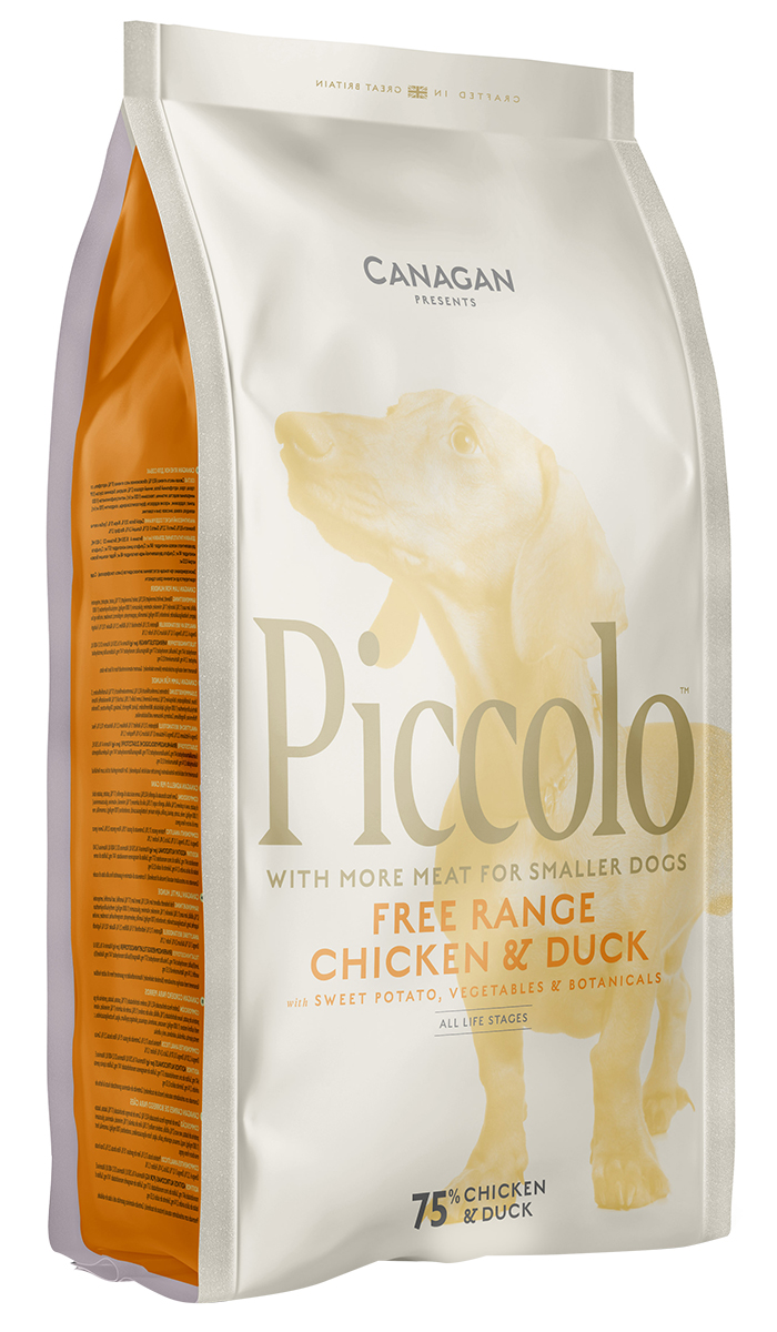 

Piccolo Grain Free Free-run Chicken & Duck беззерновой для взрослых собак маленьких пород с цыпленком и уткой (0,75 кг)
