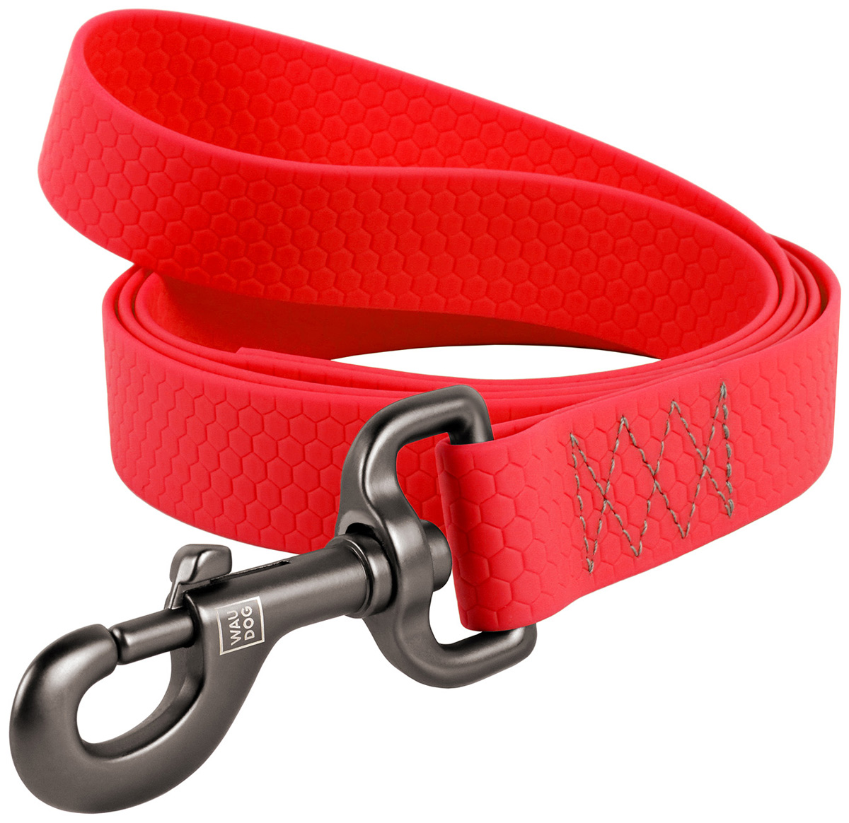 

Поводок водостойкий для собак красный 25 мм 183 см Collar WauDog Waterproof (1 шт)