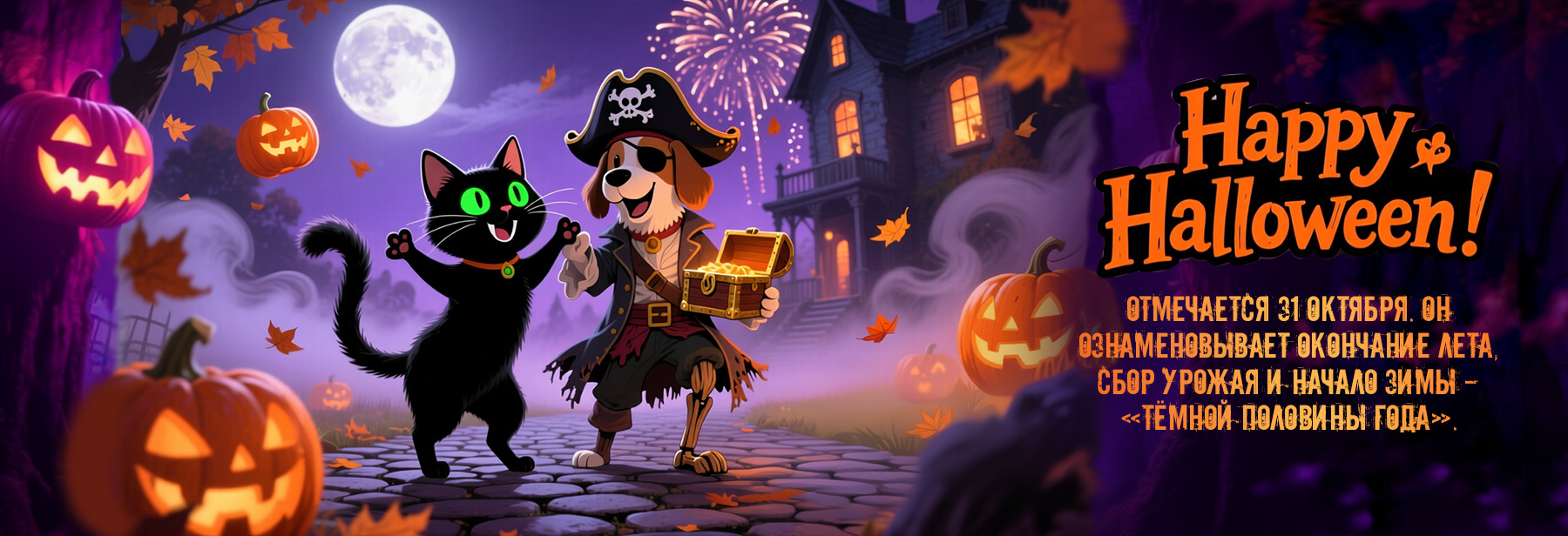Поздравляем с Хэллоуином!
