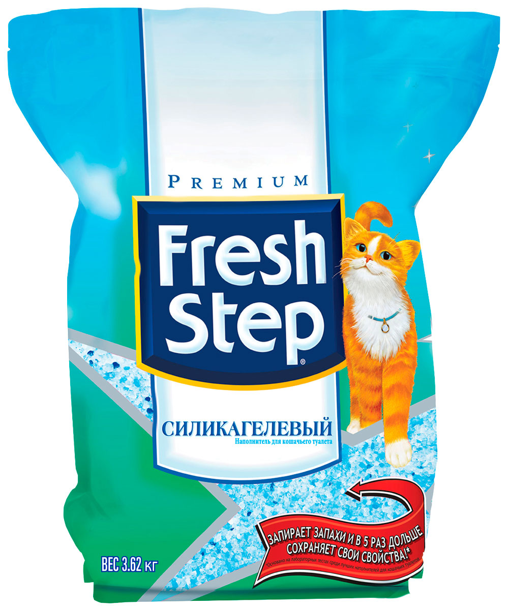 

Fresh Step наполнитель силикагелевый для туалета кошек (1,81 кг)