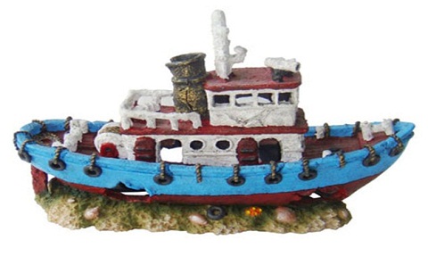 

Декор грот для аквариума Лодка, 30,5 х 12 х 20 см, Barbus, Decor 017 (1 шт)