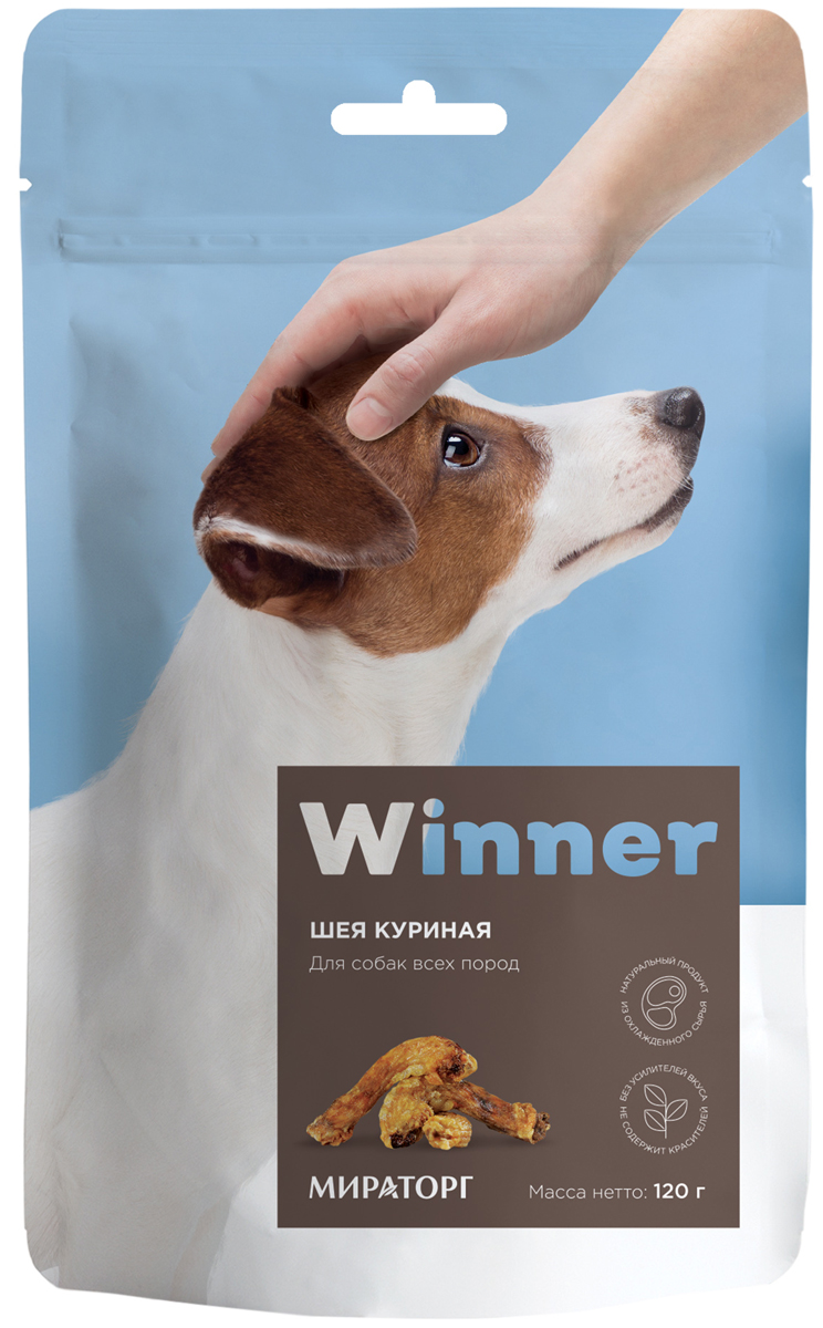 

Лакомство Winner для собак шея куриная (120 гр)