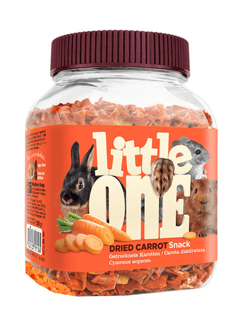 

Little One Snack Dried Carrot лакомство для грызунов Сушеная морковь (200 гр)