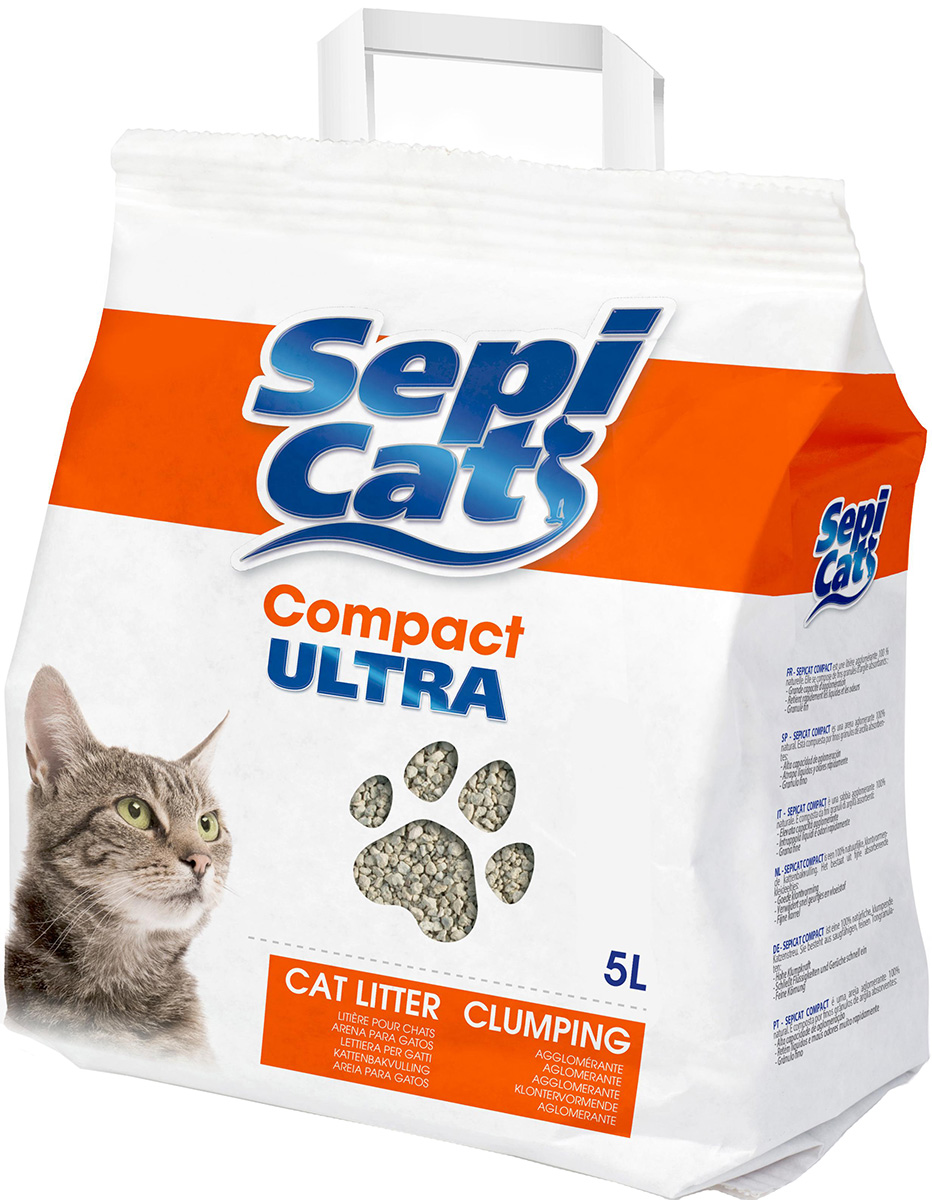 

Sepi Cat Compact Ultra наполнитель комкующийся для туалета кошек (4,25 кг)