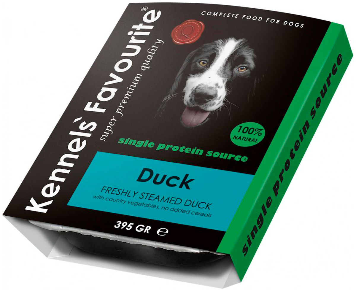 

Kennels` Favourite 100 % Duck беззерновые для взрослых собак всех пород с уткой (395 гр)