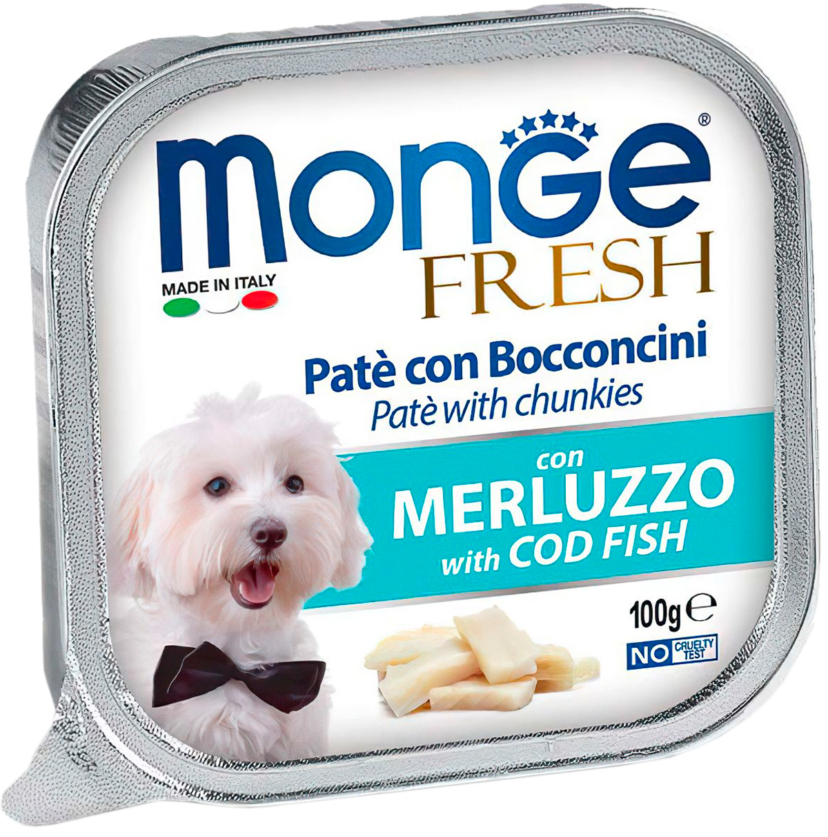 

Monge Fresh Dog для взрослых собак паштет с треской (100 гр х 32 шт)