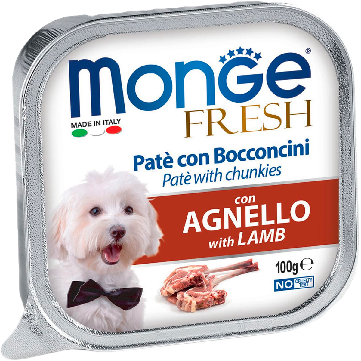 

Monge Fresh Dog для взрослых собак паштет с ягненком (100 гр х 32 шт)