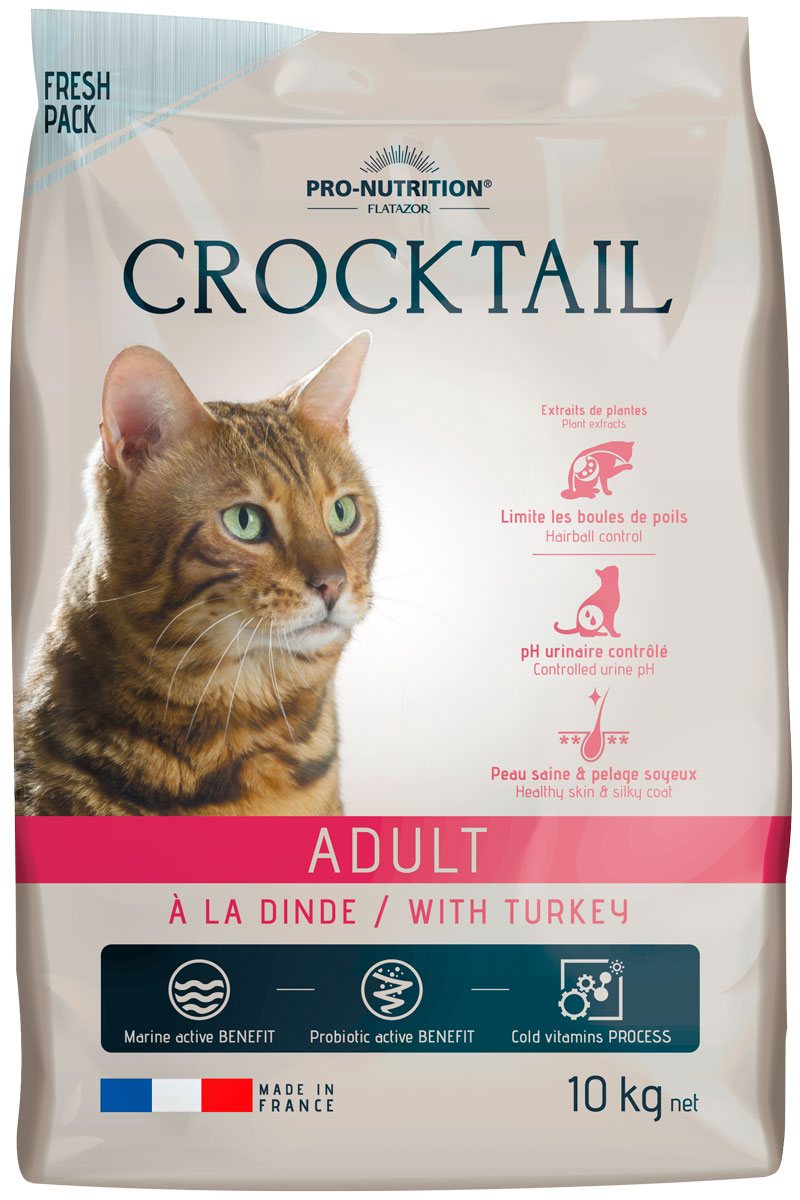 

Flatazor Crocktail Adult Turkey для взрослых кошек с индейкой (10 + 10 кг)
