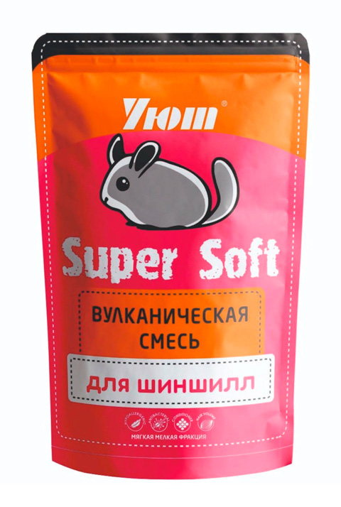 

уют Super Soft смесь вулканическая для шиншилл (0,73 л)