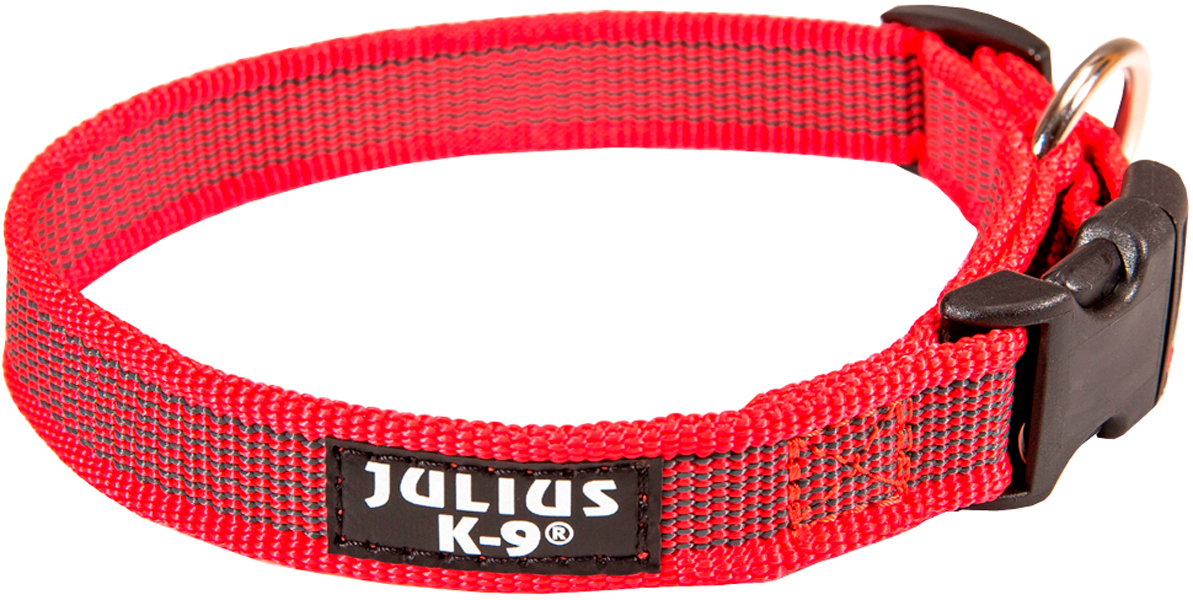 

Ошейник для собак Julius-K9 Color & Gray красно-серый 20 мм 27 – 42 см (1 шт)