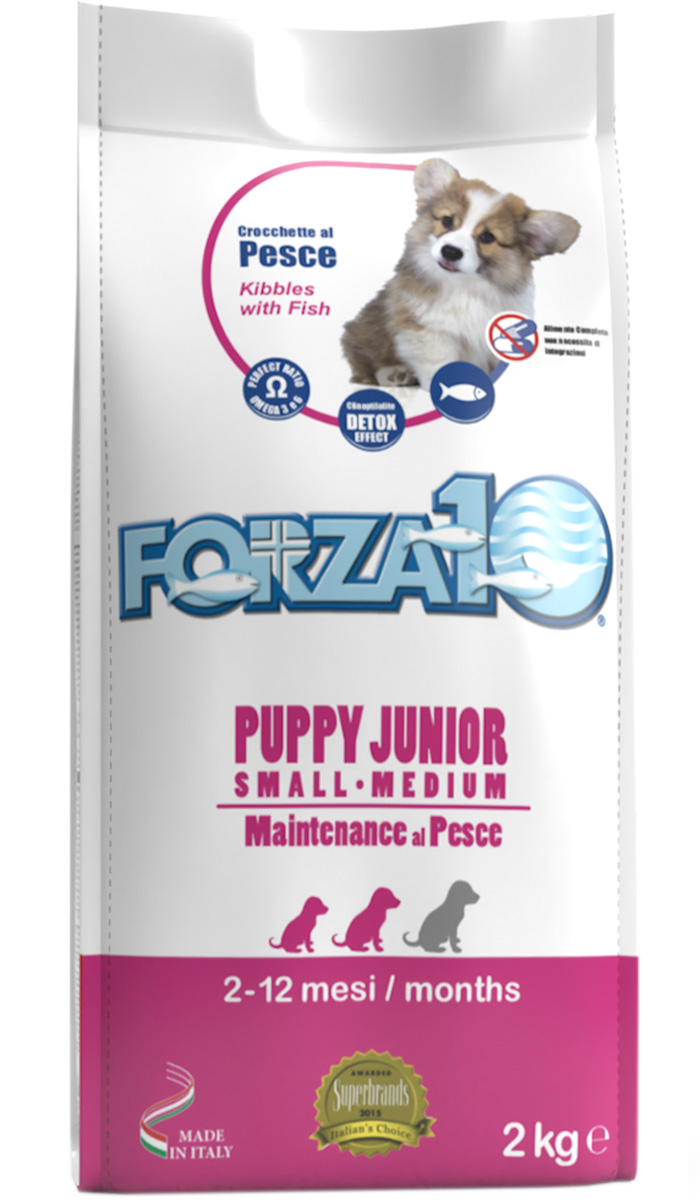 

Forza10 Dog Maintenance Puppy Junior Small/medium для щенков маленьких и средних пород с рыбой (2 кг)