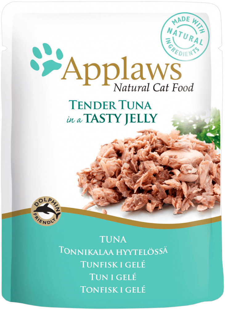 

Applaws для взрослых кошек с кусочками тунца в желе (70 гр х 16 шт)