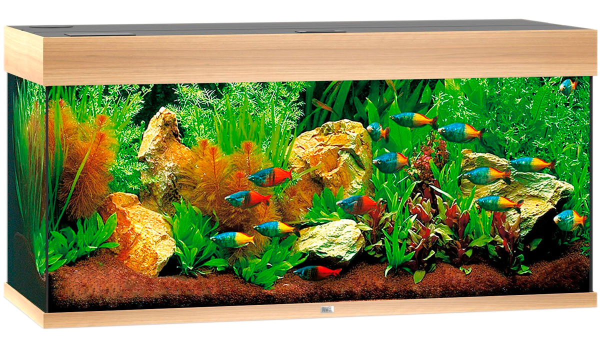 

Аквариум Juwel Rio 180 Led 2х23W Bioflow M нагреватель 200w 101х41х50 светлое дерево (1 шт)