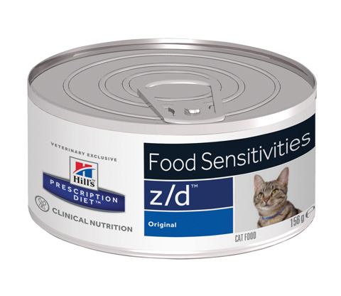 

Hill's Prescription Diet Z/d Ultra Allergen-free для взрослых кошек при острых пищевых аллергиях 156 гр (156 гр)