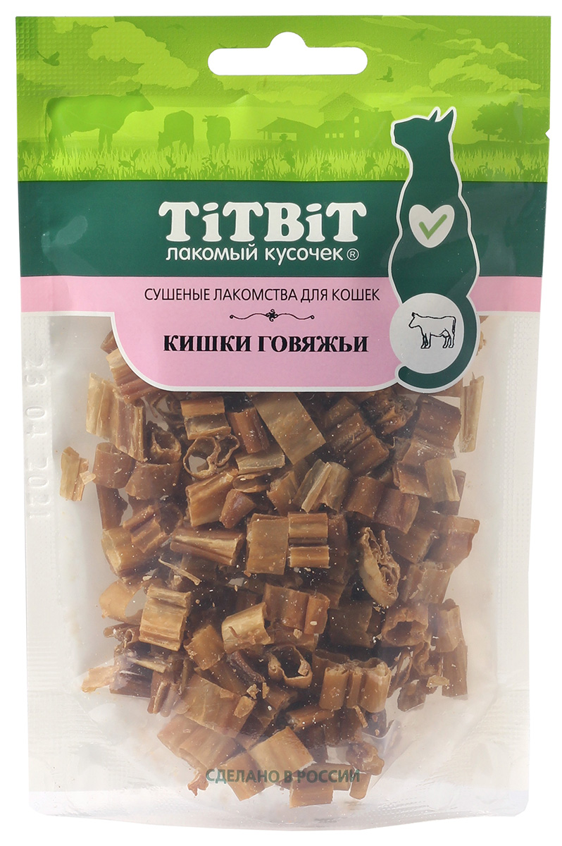 

Лакомство Tit Bit для кошек сушеные кишки говяжьи кусочки (20 гр)