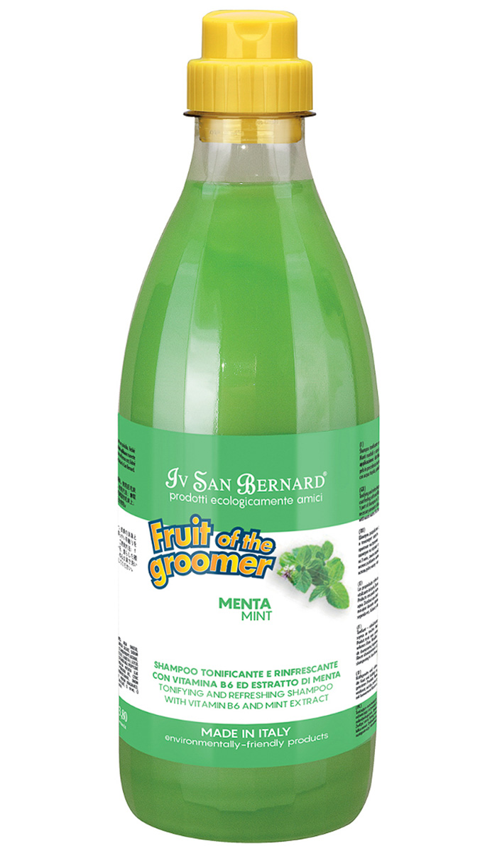 

Isb Fruit Of The Groomer Mint Shampoo Ив Сан Бернард шампунь восстанавливающий Мята с витамином в6 для собак и кошек с любым типом шерсти (500 мл)