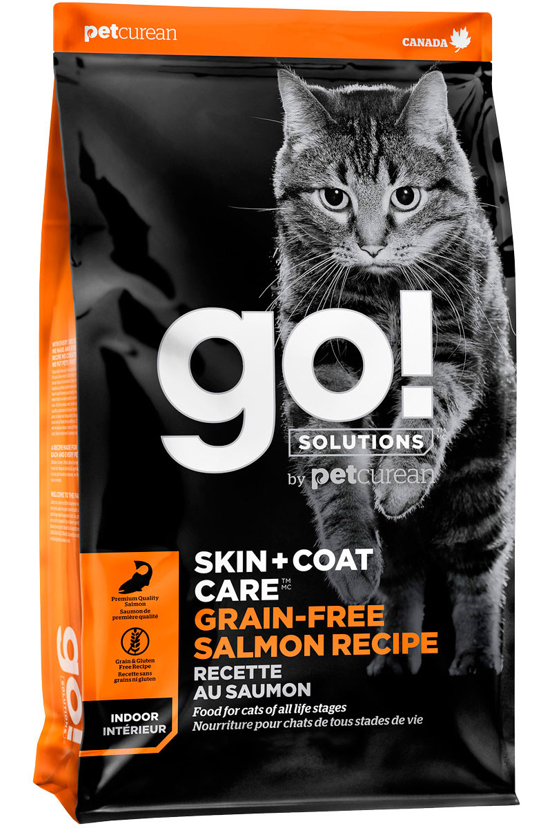 

Go! Solutions Skin & Coat Care беззерновой для кошек и котят с лососем (3,63 кг)