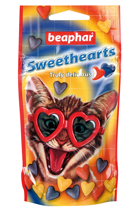 

Лакомство Beaphar Sweethearts для кошек витаминизированное (150 шт)