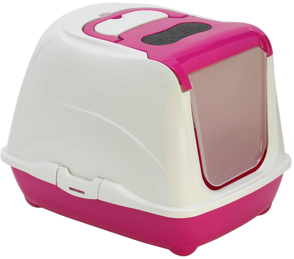 

Moderna Flip Cat туалет для кошек закрытый ярко-розовый 50 х 39 х 37 см (1 шт)