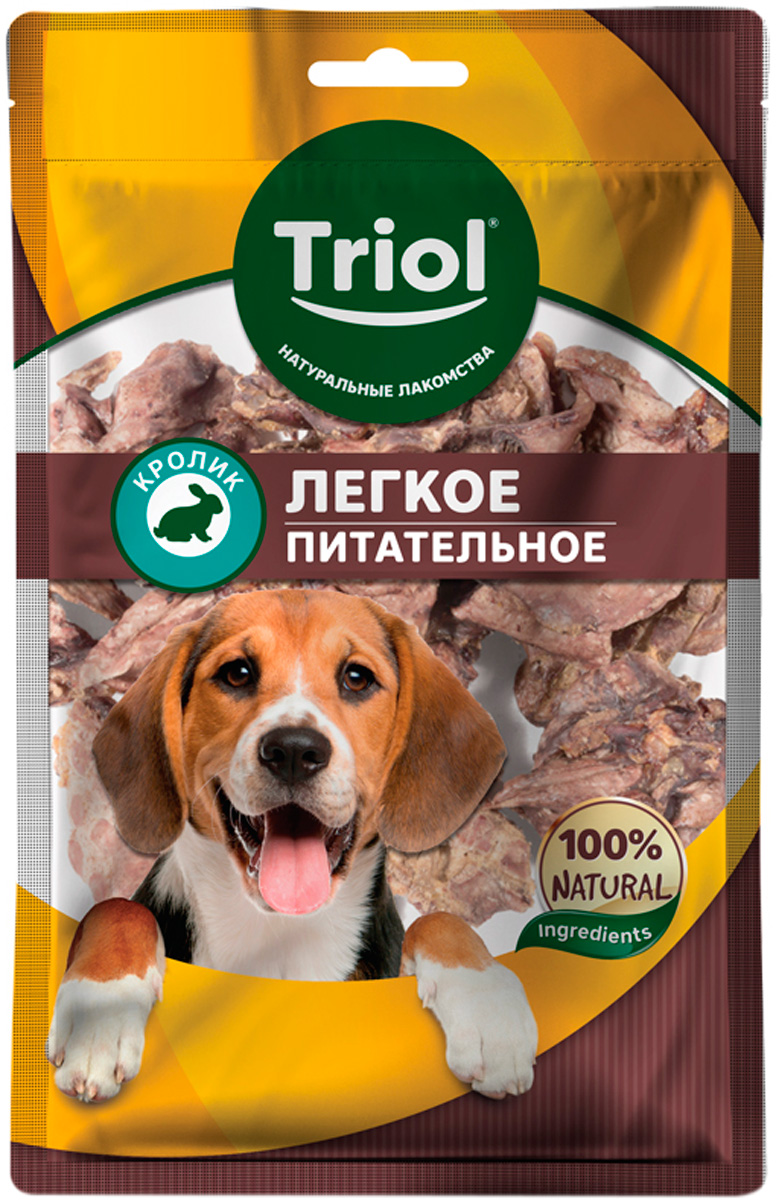 

Лакомство Triol для собак легкое кроличье питательное 40 гр (1 шт)