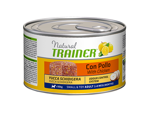 

Trainer Natural Small & Toy Chicken & Rice для взрослых собак маленьких пород с курицей и рисом (150 гр х 24 шт)