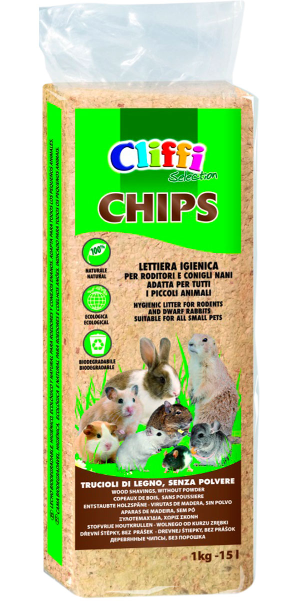 

Cliffi Chips опилки для грызунов (14 л)