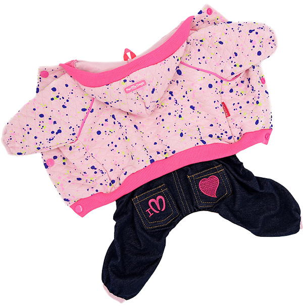 

For My Dogs костюм для собак розовый/синий 262ss-2017 P (10Chh)