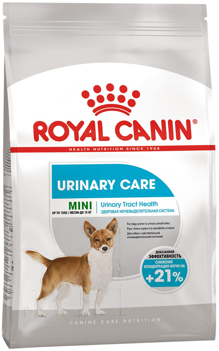 

Royal Canin Mini Urinary Care для взрослых собак маленьких пород при мочекаменной болезни (3 кг)