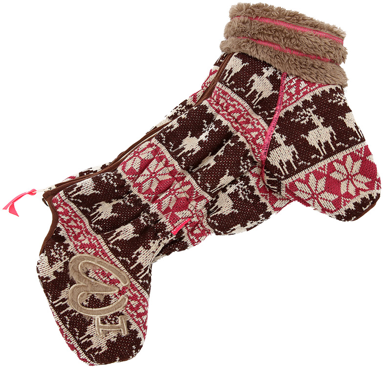 

For My Dogs комбинезон для собак Сканди коричневый для девочек Fw548-2019 F (14)