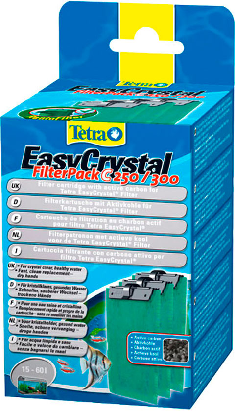 

Катридж с углём Tetra Easycrystal Filter Pack C 250,300 уп. 3 шт (1 шт)