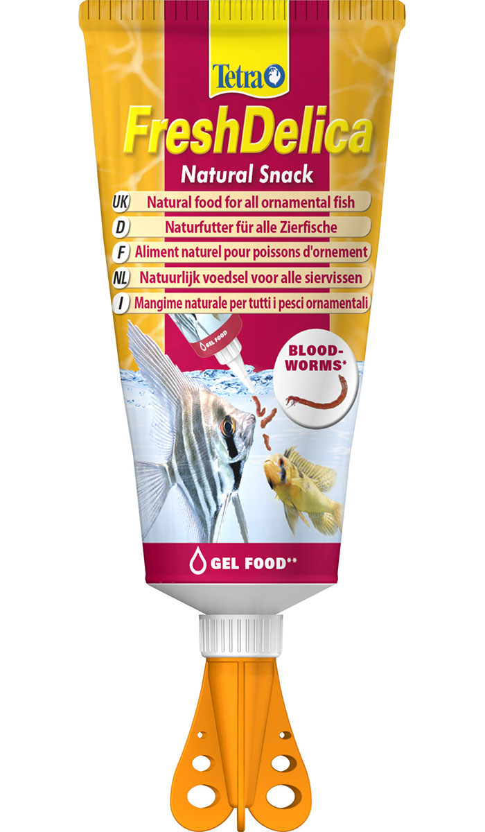 

Tetra Freshdelica Bloodworms корм для рыб красный червь в желе (80 гр)