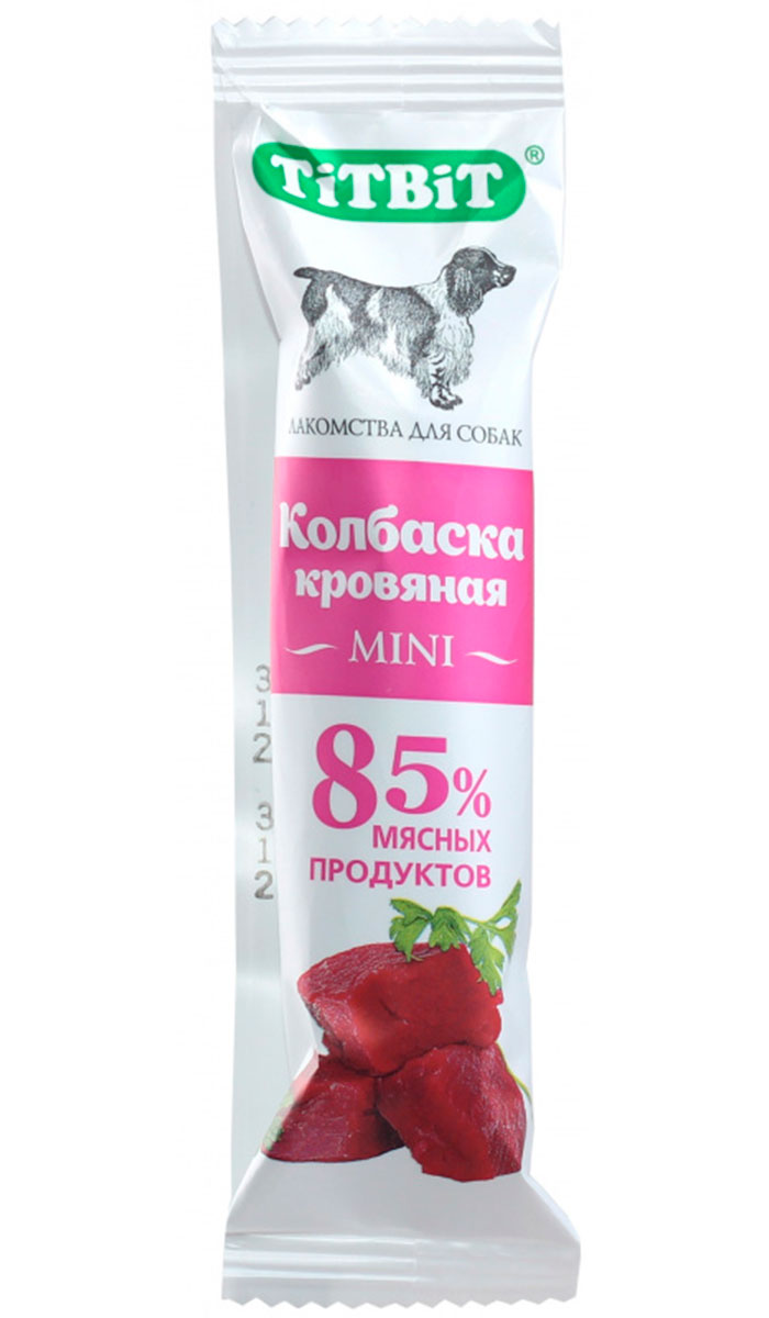 

Лакомство Tit Bit Biff для собак колбаска кровяная (1 шт)