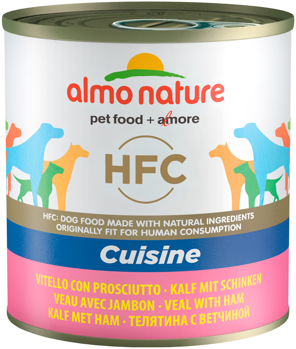 

Almo Nature Dog Classic Hfc для взрослых собак с телятиной и ветчиной (290 гр х 12 шт)