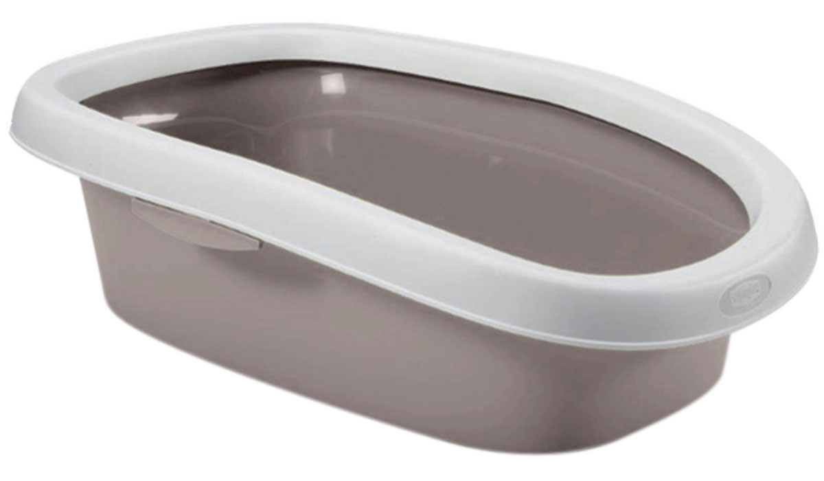 

Stefanplast Sprint-10 туалет для кошек с рамкой пудровый 31 х 43 х 14 см (1 шт)