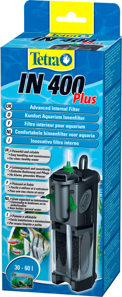 

Внутренний фильтр Tetra In 400 Plus для аквариумов объемом до 60 л (1шт)