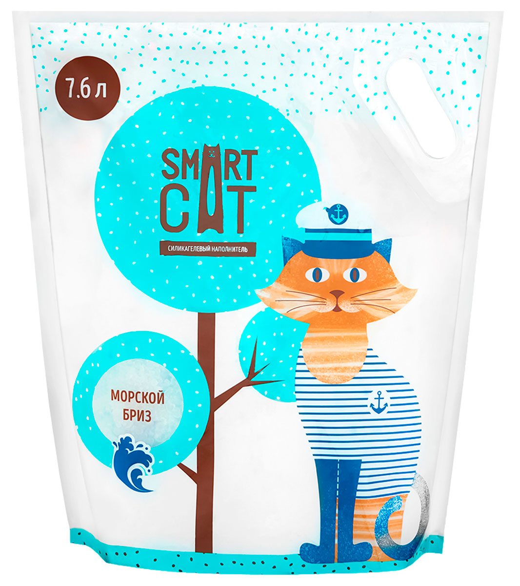 

Smart Cat наполнитель силикагелевый для туалета кошек с ароматом морского бриза (3,8 л)