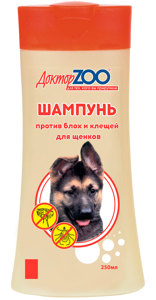 

доктор Zoo - шампунь для щенков против блох и клещей (250 мл)